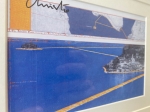 Christo Javacheff - Floating Piers - including original piece of fabric!