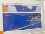 Christo Javacheff - Floating Piers - including original piece of fabric!