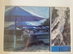 Christo Javacheff - Christo - Umbrellas - including original piece of fabric!