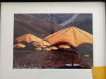 Christo Javacheff - Christo - Umbrellas - including original piece of fabric!