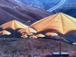 Christo Javacheff - Christo - Umbrellas - including original piece of fabric!