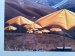 Christo Javacheff - Christo - Umbrellas - including original piece of fabric!