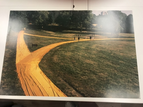 Christo Javacheff - Signed art card + poster Walk Ways