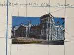 Christo Javacheff - Reichstag - y compris le morceau de tissu original!
