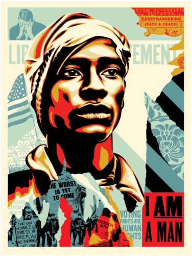 Shepard Fairey - Les droits de vote sont des droits de l'homme