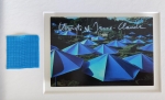 Christo Javacheff - Blue umbrella's - met origineel stofje