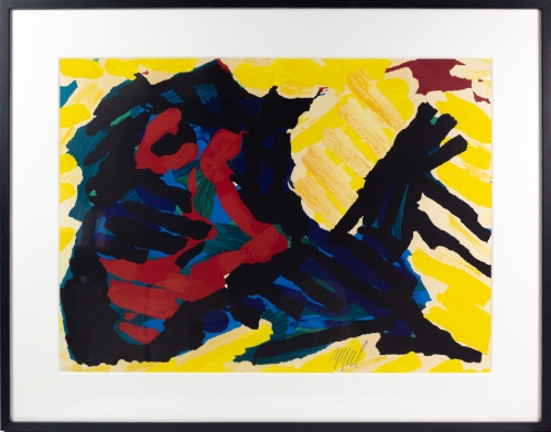 Karel Appel - Running horse