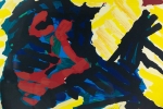 Karel Appel - Cheval de course