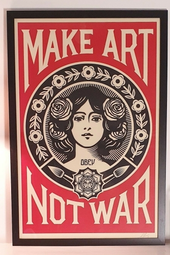 Shepard Fairey - Faire de l'art pas la guerre