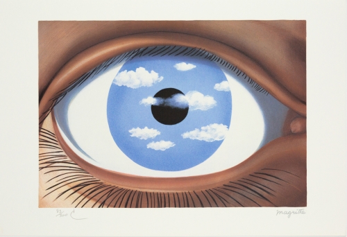 Rene Magritte - Le Faux Miroir