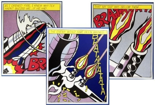 Roy Lichtenstein - Comme j'ai ouvert le feu (3)