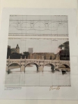 Christo Javacheff - The Pont Neuf wrapped, project for Paris