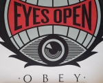 Shepard Fairey - Eyes Open - Offsetlithografie - handgesigneerd