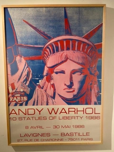 Andy Warhol - 10 statues de la libert