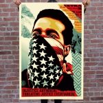 Shepard Fairey - Rage amricaine