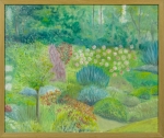 Roland Heirman - Triptyque La promenade dans le jardin envahi par la vgtation