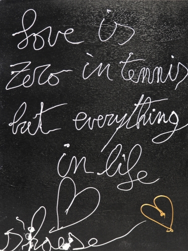 Hannes D'Haese - Love is zero in tennis but everything in life