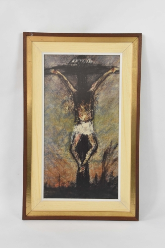 Kunstenaar onbekend - De gekruisigde Christus