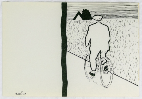 Roger Raveel - Dad on a bike ride