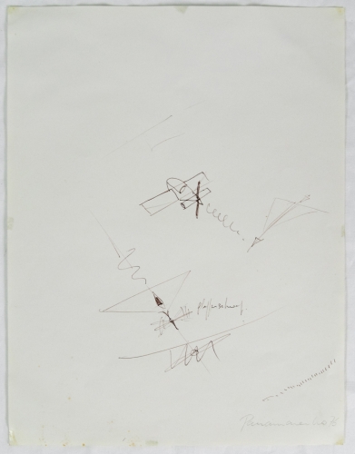Panamarenko  - Tekening/schets U-Control III