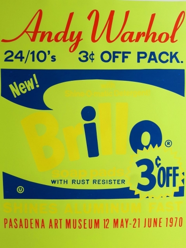 Andy Warhol - Brillo - Expositie zeefdruk