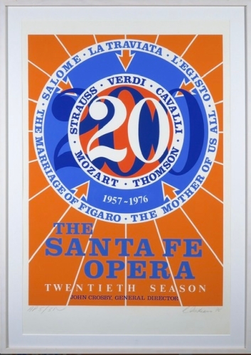 Robert Indiana - L'opra de Santa Fe