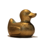 Gold duck from the sunny day in Paradise at Middelkerke