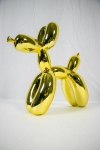 Jeff  Koons (after) - chien ballon (or)