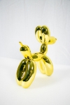 Jeff  Koons (after) - chien ballon (or)