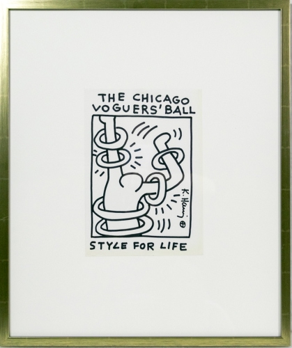 Keith Haring  - Le Bal des Voguers de Chicago