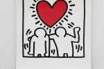 Keith Haring  - Sans titre (faire-part de mariage)