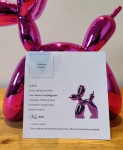 Jeff  Koons (after) - Chien Ballon (Rose)