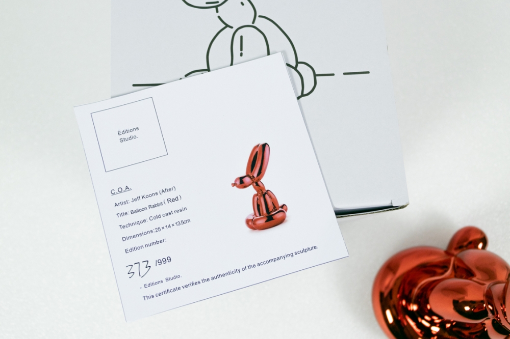 Buy Jeff Koons - Red Balloon Rabbit