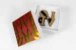 Robert Indiana (after) - Love (Gold and red)