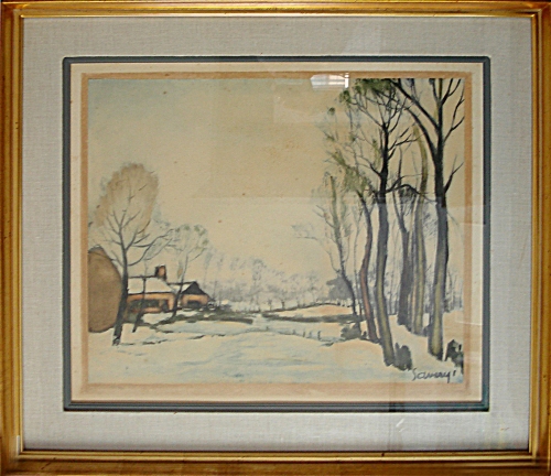 Albert Saverys - Winterlandschap