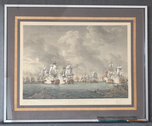 Gravure Reydell - The Battle of the Saintes