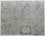 Oude Landkaart Limburg Luik