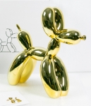 Jeff  Koons (after) - chien ballon (Gold)