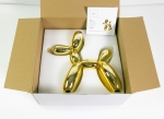 Jeff  Koons (after) - chien ballon (Gold)