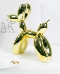 Jeff  Koons (after) - chien ballon (Gold)