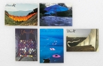 Christo Javacheff - Collection of signed postcards (5)