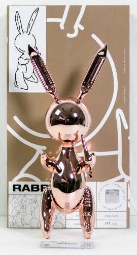 Jeff  Koons (after) - Balloon Rabbit (Rose Gold) XL