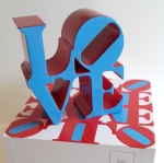 Robert Indiana (after) - Love (Red and Blue)