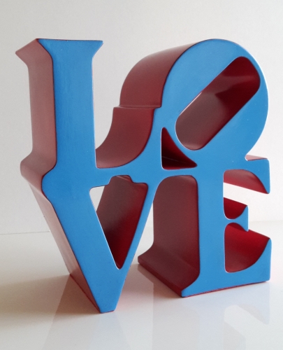 Robert Indiana (after) - Love (Red and Blue)