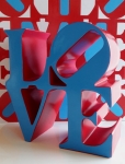 Robert Indiana (after) - Love (Red and Blue)