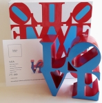 Robert Indiana (after) - Love (Red and Blue)