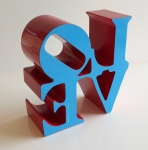 Robert Indiana (after) - Love (Red and Blue)