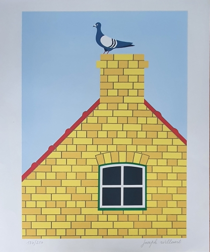 Joseph Willaert - Pigeon sur le toit