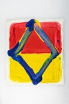 Bram Bogart - Rhombus red-yellow background