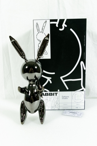 Jeff  Koons (after) - Ballon Lapin (Black) XL